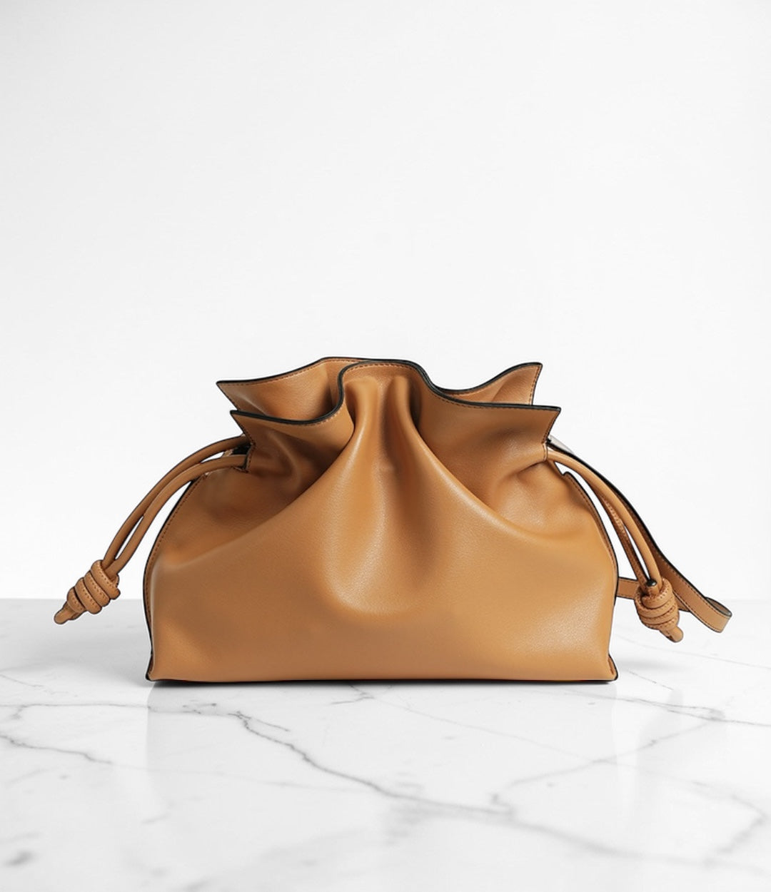 250 牛革巾着NATバッグ/ M