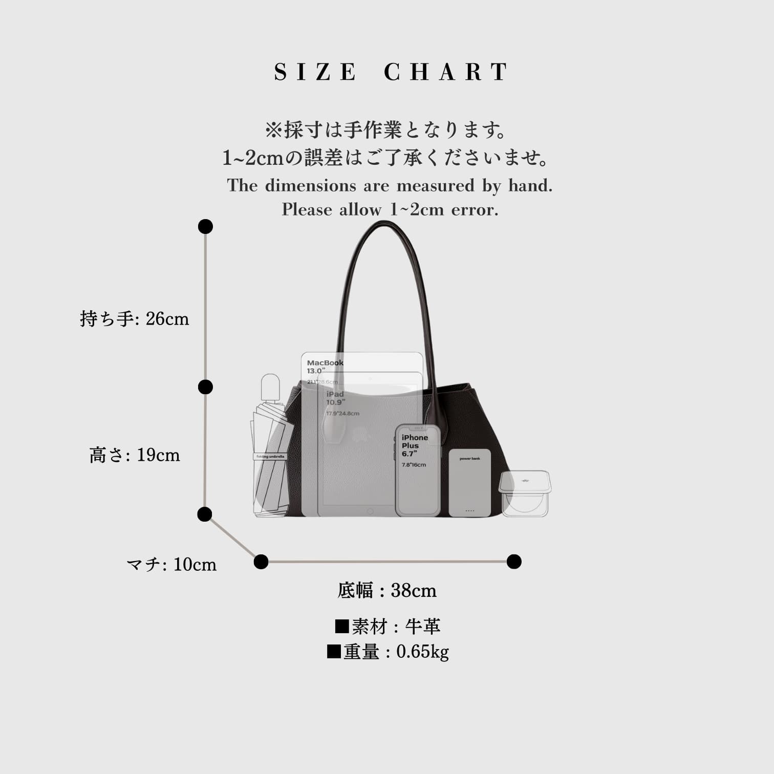 546 本革LHセレモニーバッグ ブラウン|卒入学・冠婚葬祭などフォーマルなシーンに上品対応 ルビリア