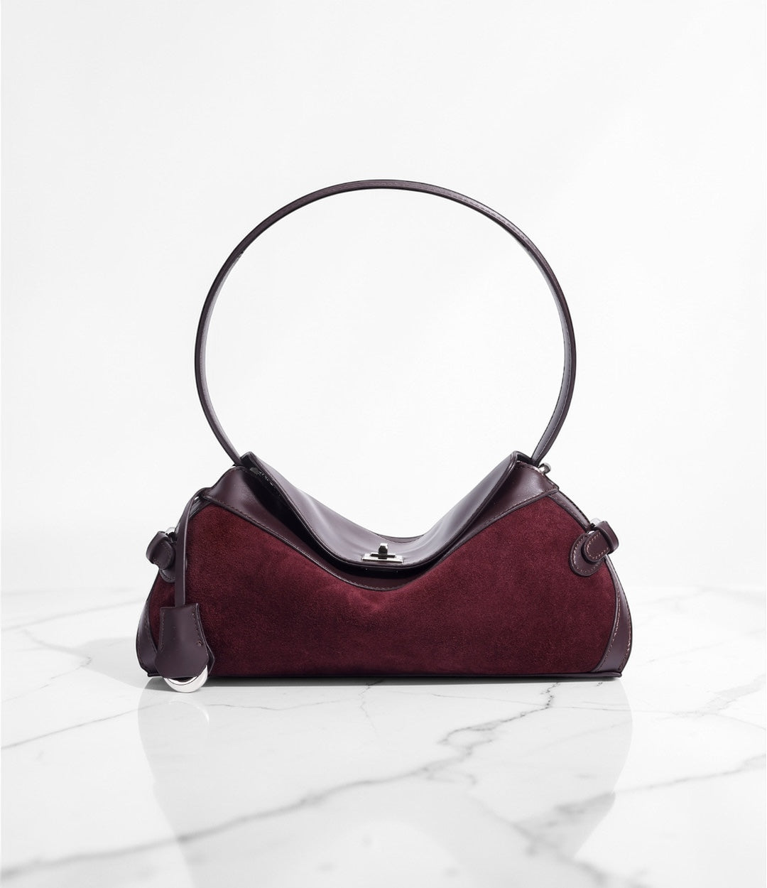 500 牛革スウェードTHバッグ