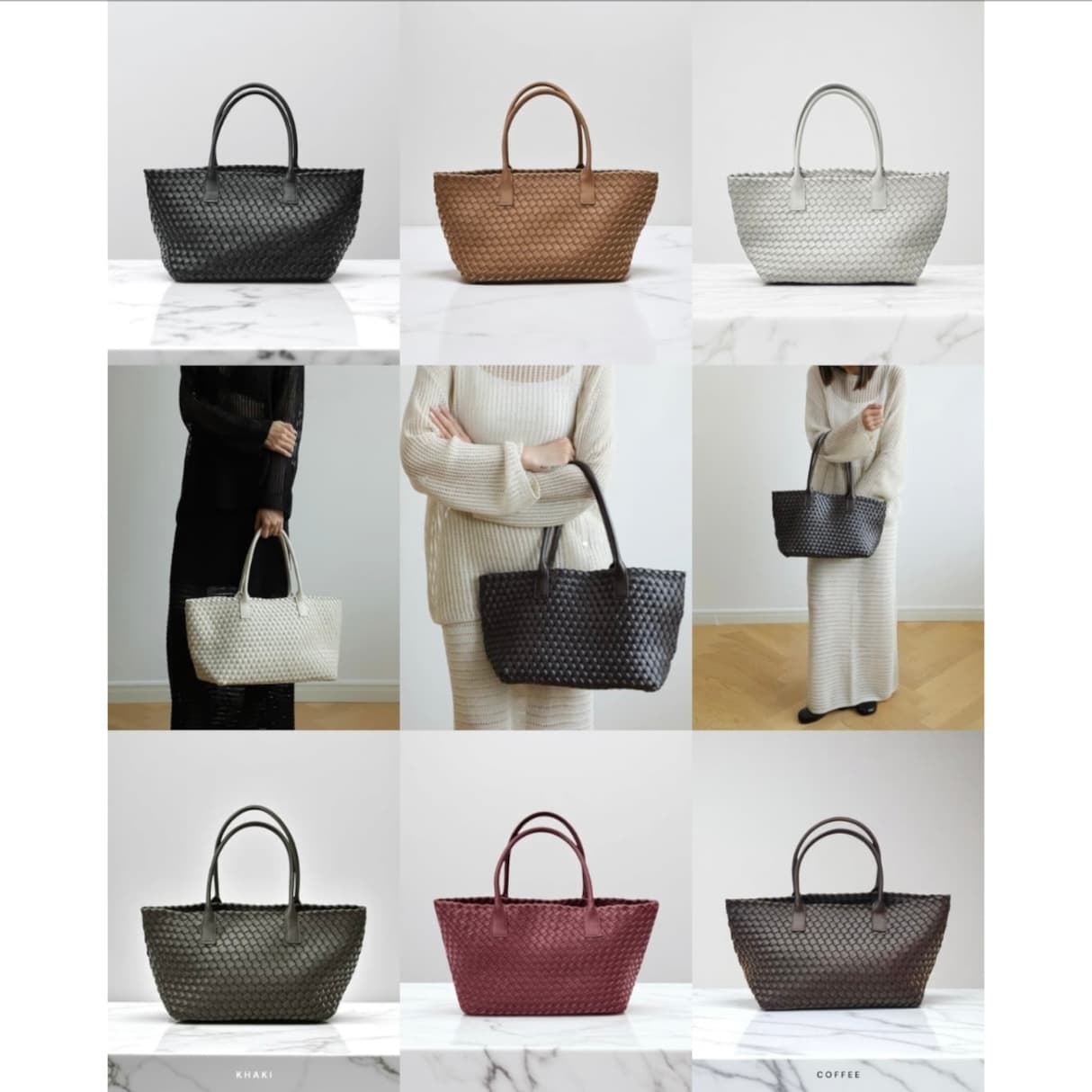 467 本革ICラージトート 6色展開 大容量 A4対応 編み込み 通勤バッグ LUVILIA