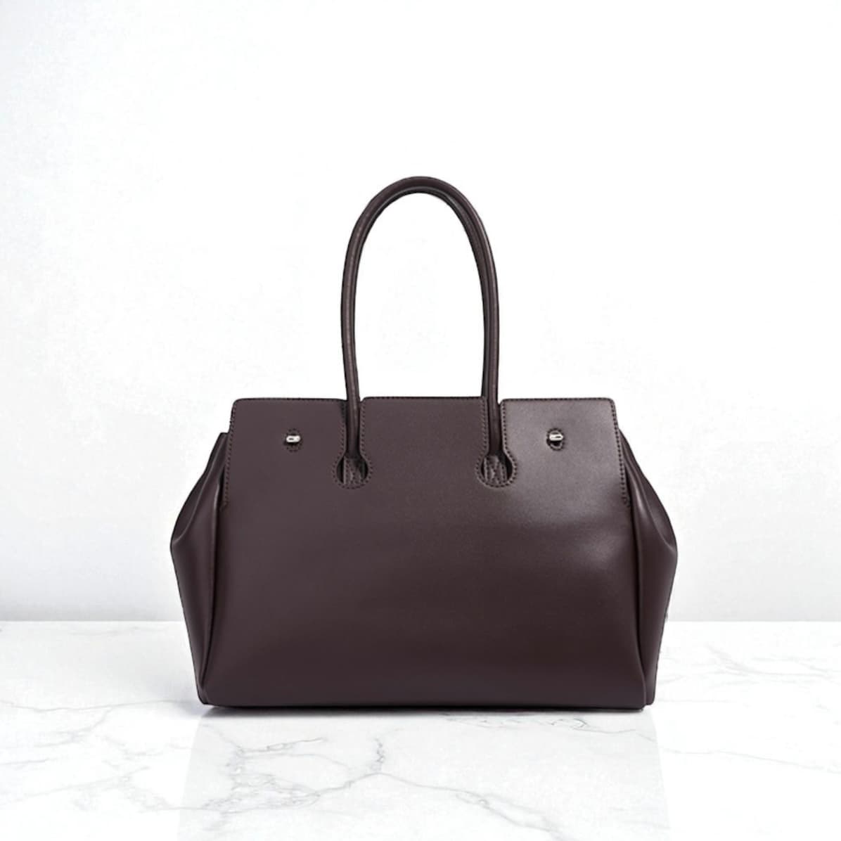 lv488 本革FBトートバッグ ブラウン|上質レザー×収納力抜群 ルビリア