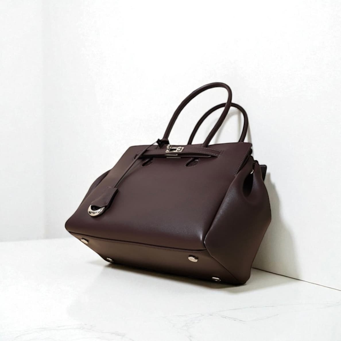 lv488 本革FBトートバッグ ブラウン|上質レザー×収納力抜群 ルビリア