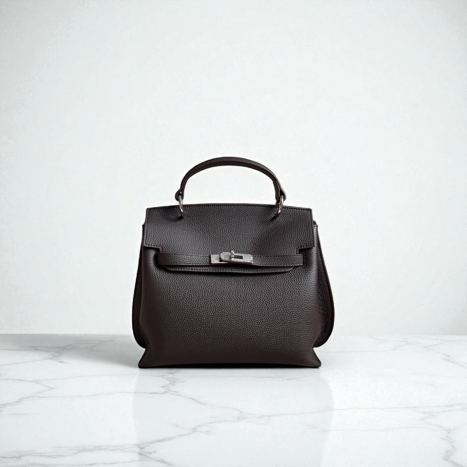 441 牛革フラップベルトバッグ/S