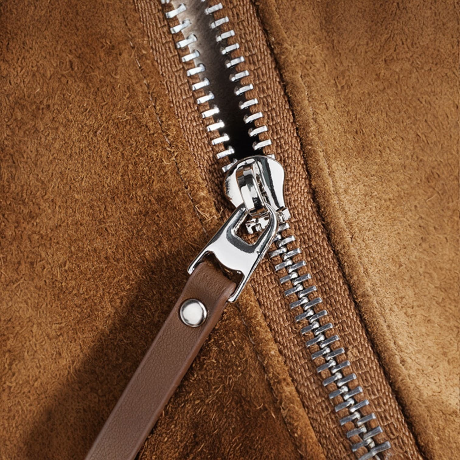 489 本革スウェードHMバッグ ブラウン / 2WAY仕様 ミニバッグ付き ルビリア