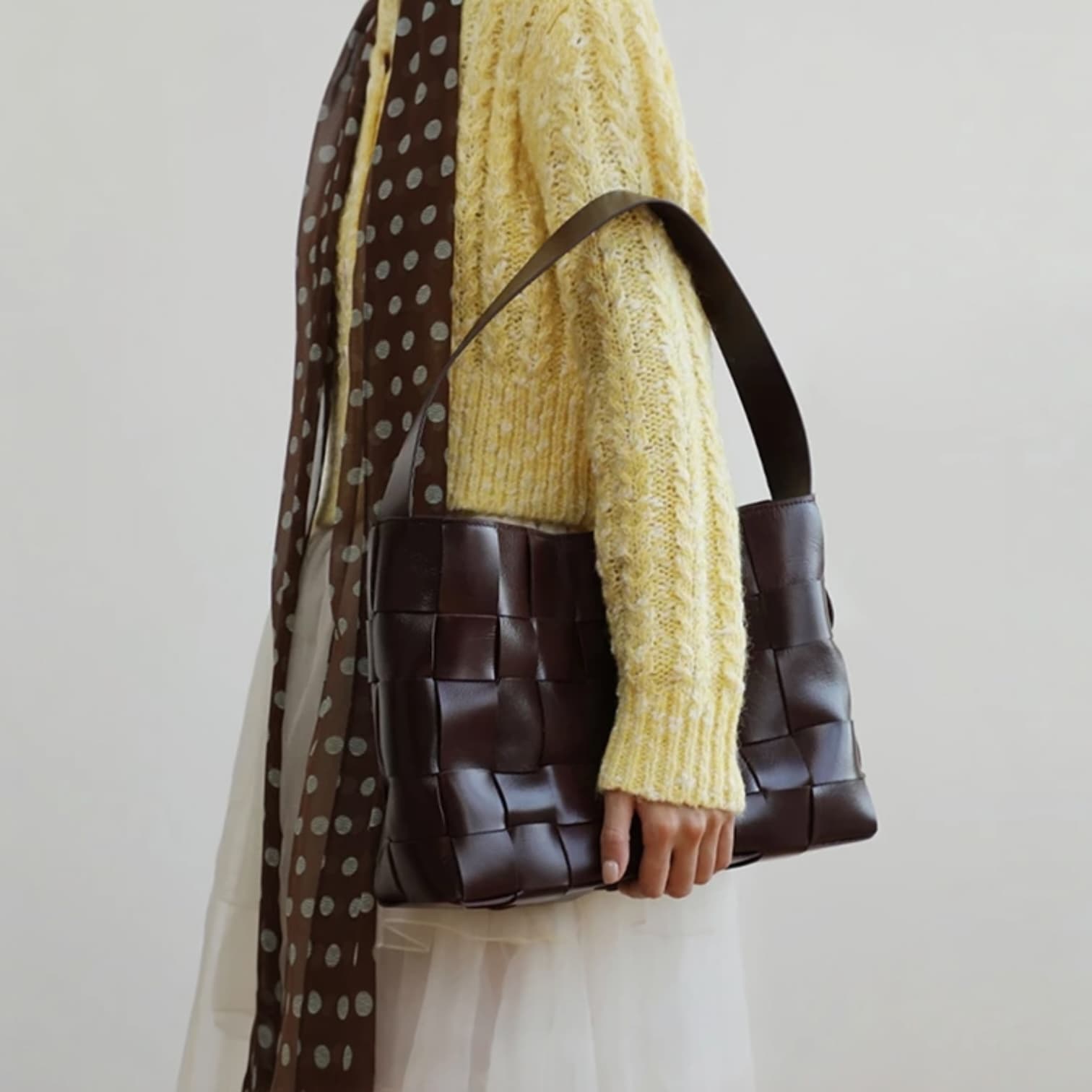 499 牛革ICラージバッグ