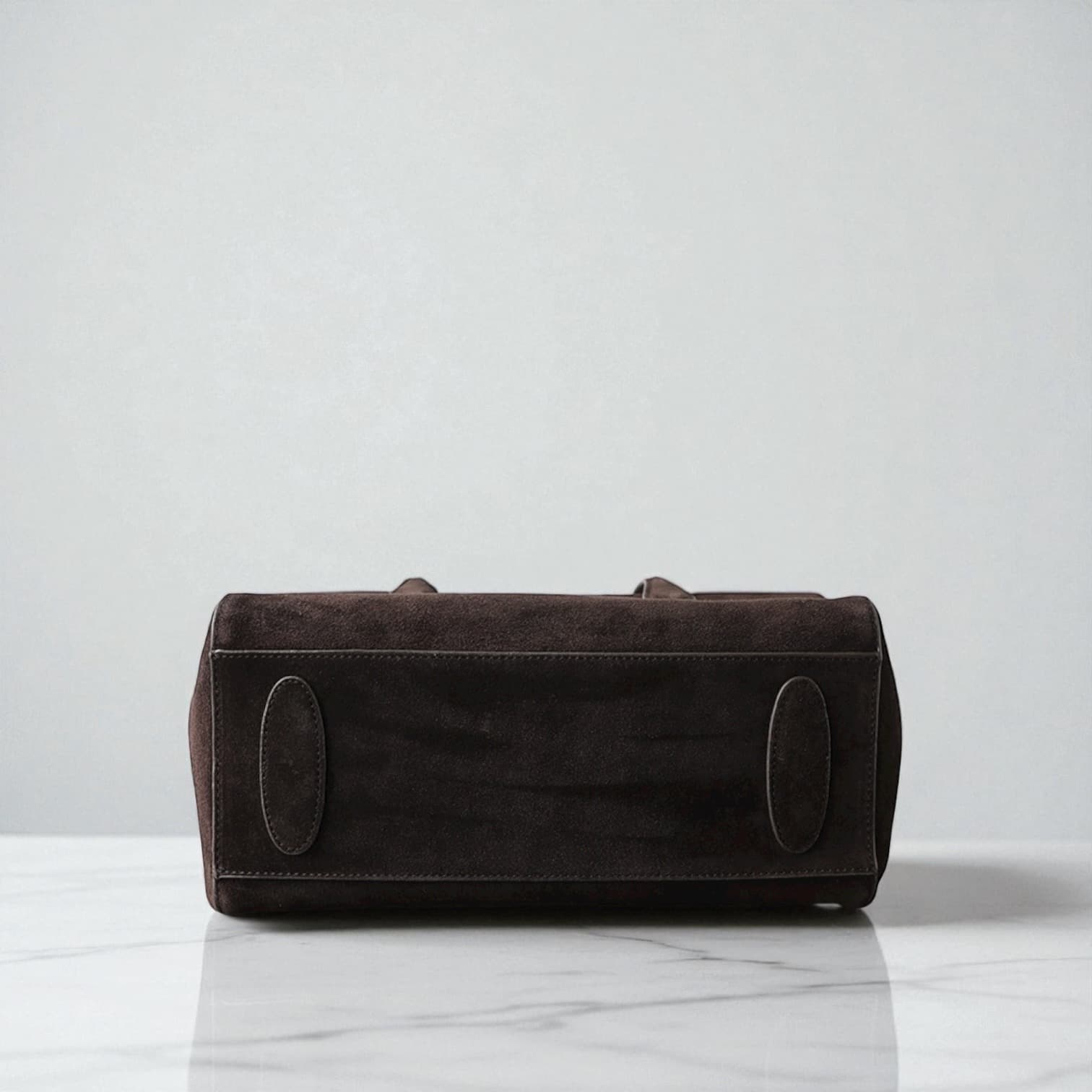 528 牛革スウェードソフトボストンバッグ