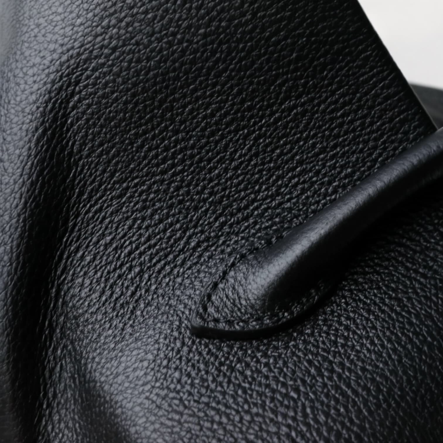 531 本革BLNトートバッグ ブラック|A4対応大容量トート ルビリア