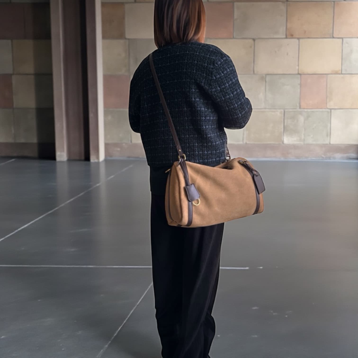 497 牛革WBボストンバッグ