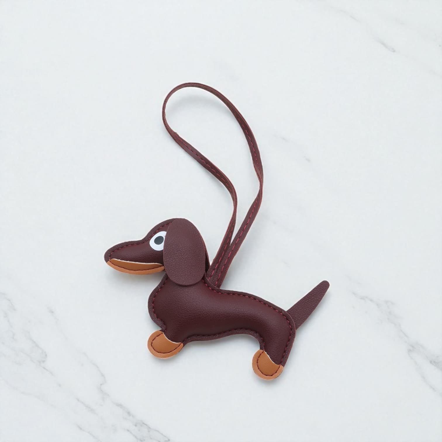 032ドッグチャーム ブラウン / バッグチャームの中でも、ひと味違う愛されアイテム /ルビリア