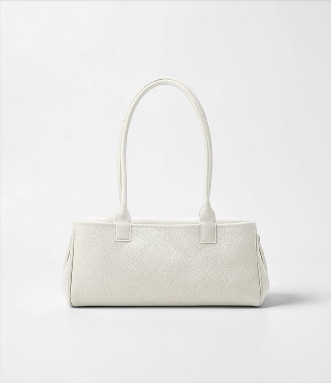 本革ロングハンドルバッグ｜WHITE | 上質レザー×高見えキルティング｜返品無料【LUVILIA公式】