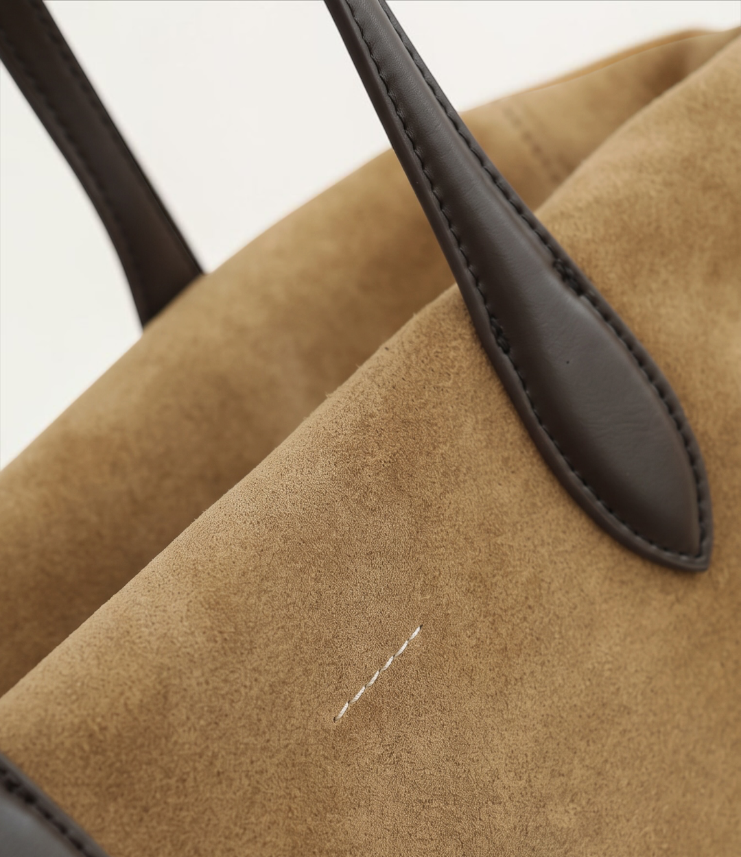 627牛革スウェードバッグ BROWN