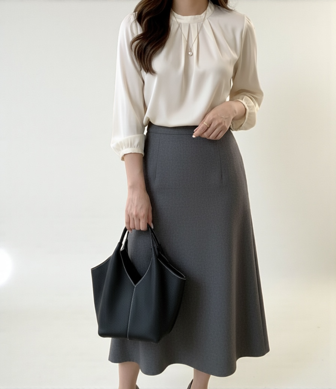本革ショッパートートバッグ｜BLACK | 上質レザー×軽量×2WAY｜即納・返品無料【LUVILIA公式】