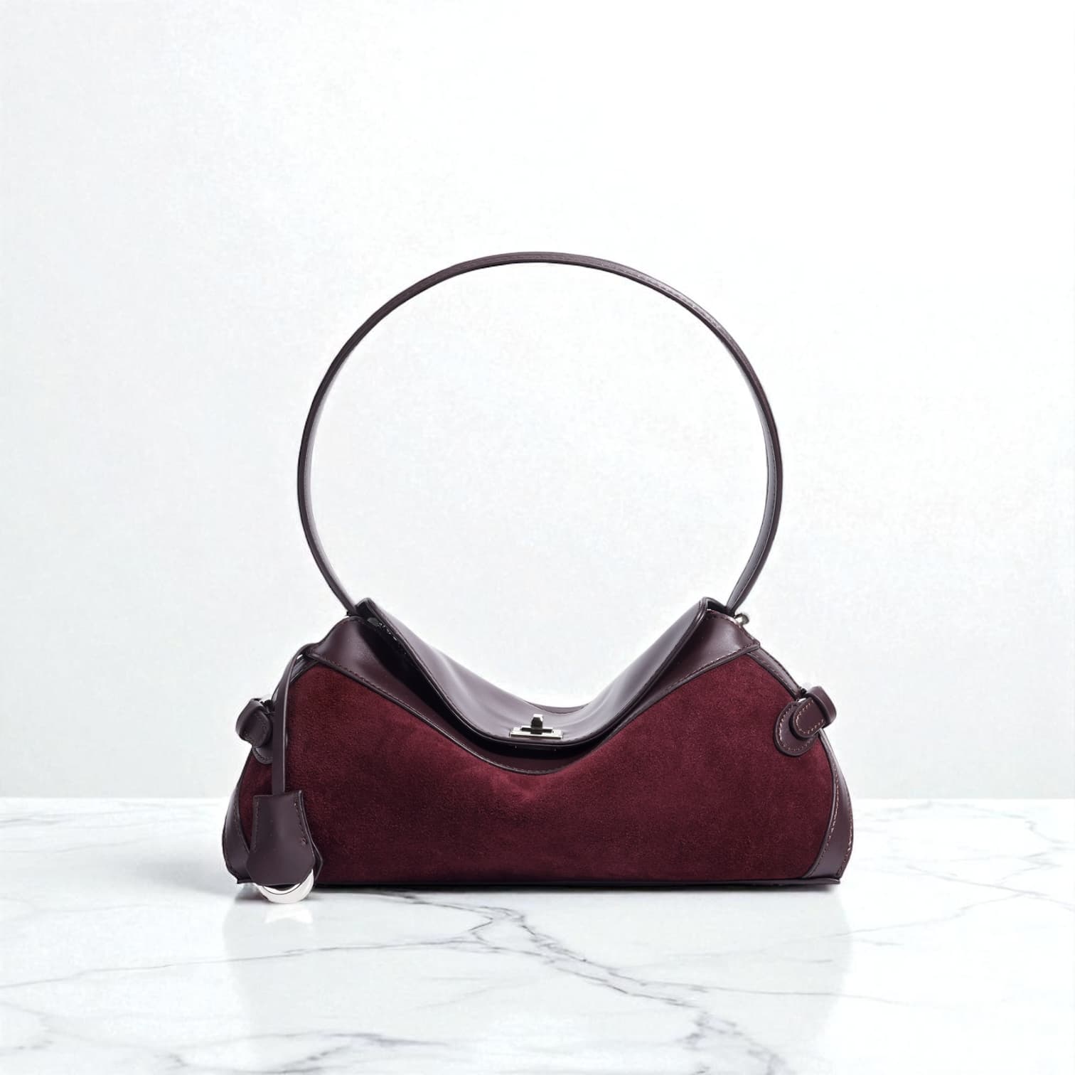 牛革　スエード　バッグ 楽天市場】＼400円クーポン配布中／本革 スエード バッグ ハンドバッグ