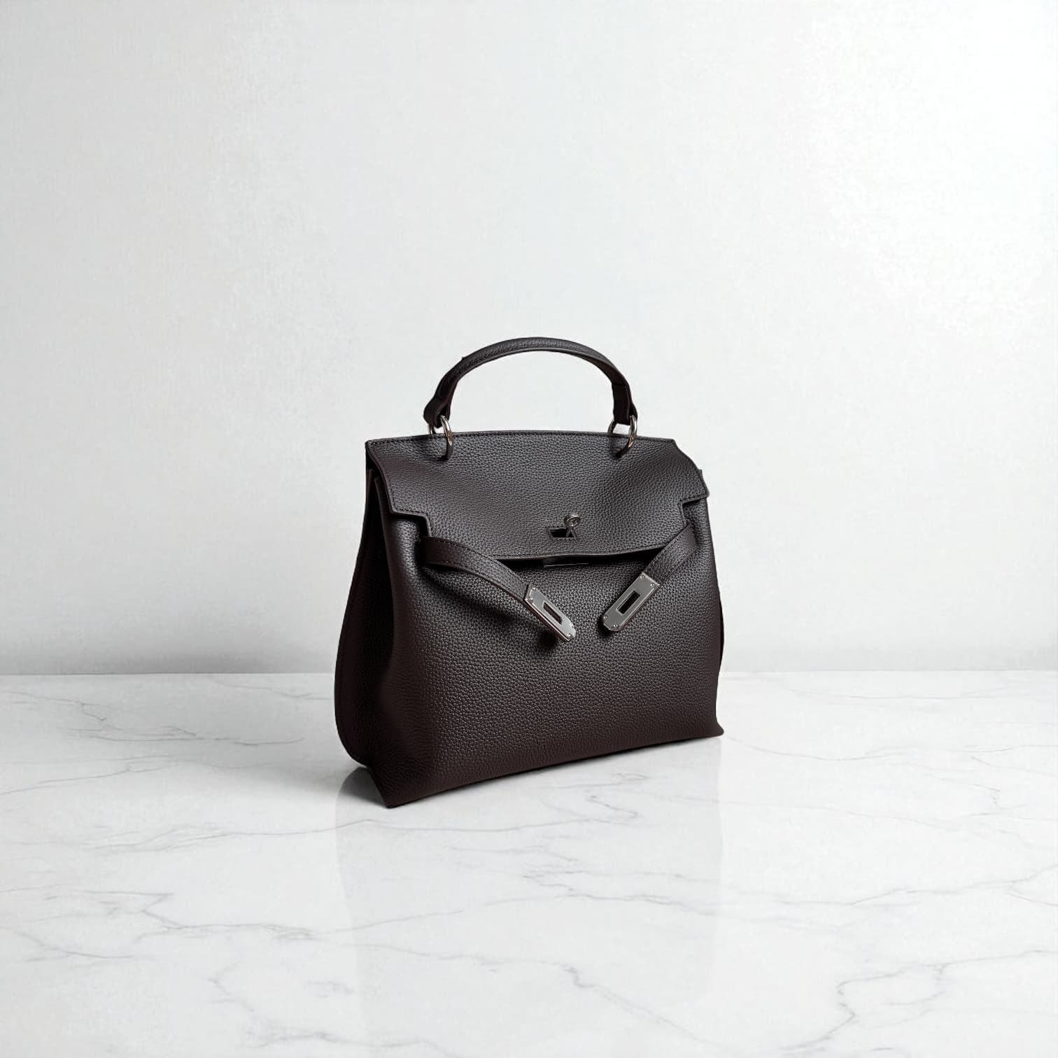 441 牛革フラップベルトバッグ/S