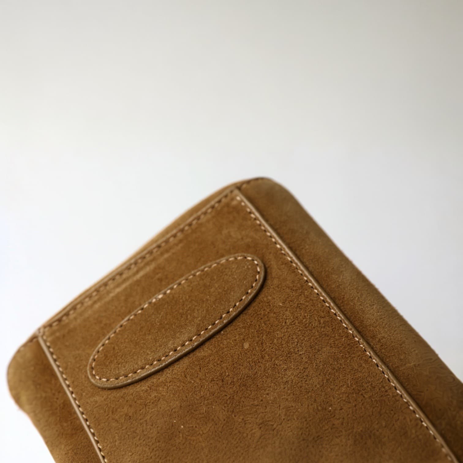 528 牛革スウェードソフトボストンバッグ