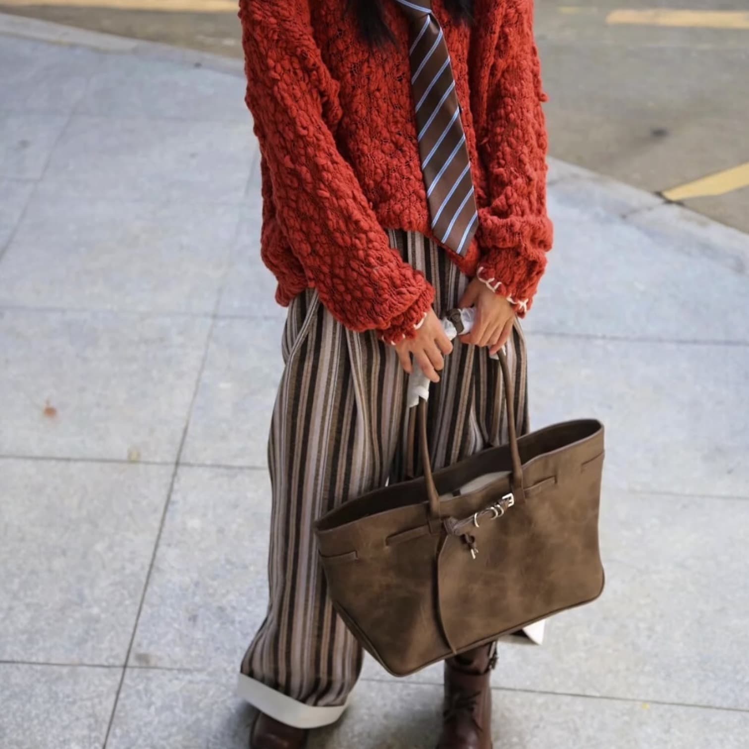 538 鹿革RBバッグ BEIGE｜A4収納・軽量0.5kg・上質ディアレザー　ルビリア