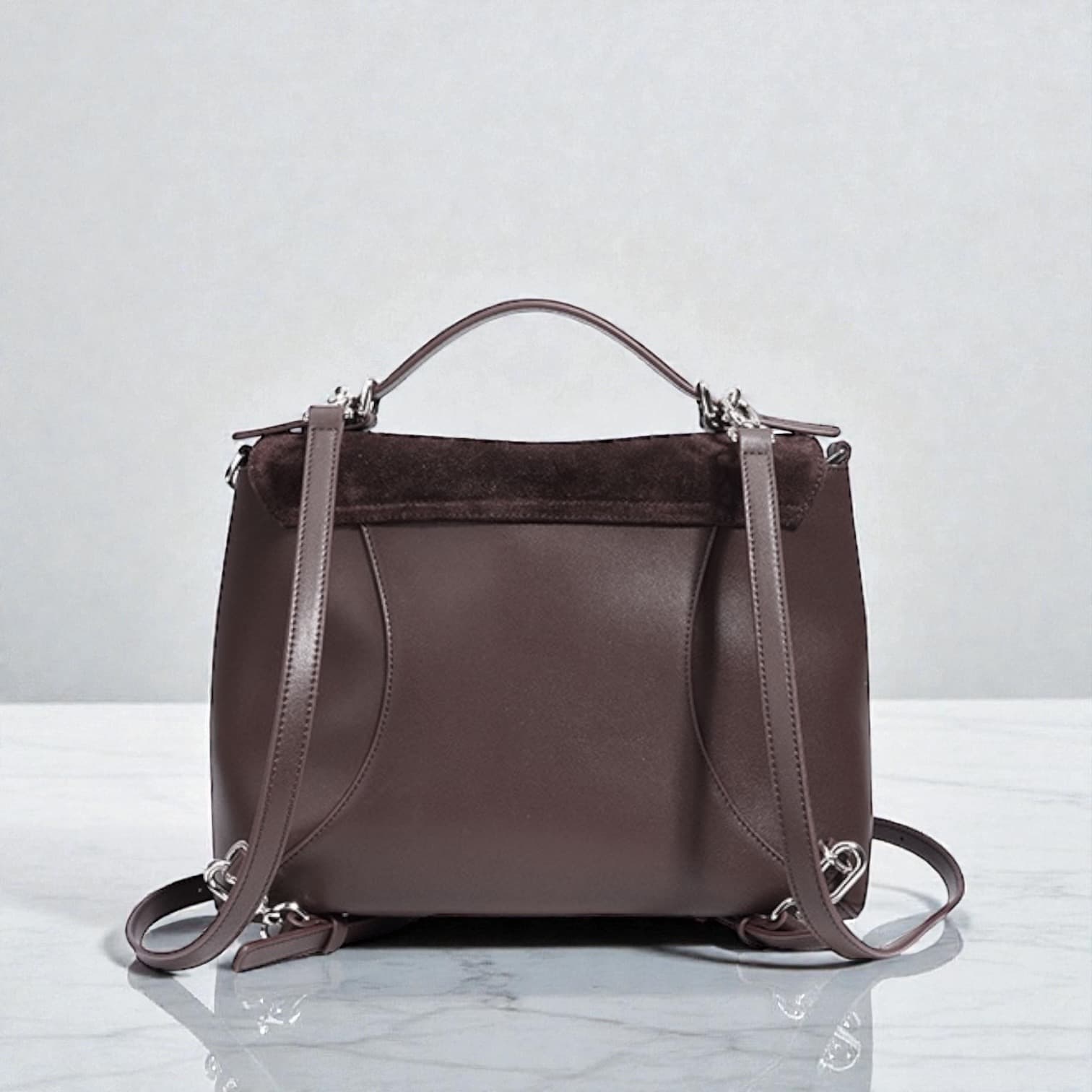 533 牛革フラップ3WAYバッグ