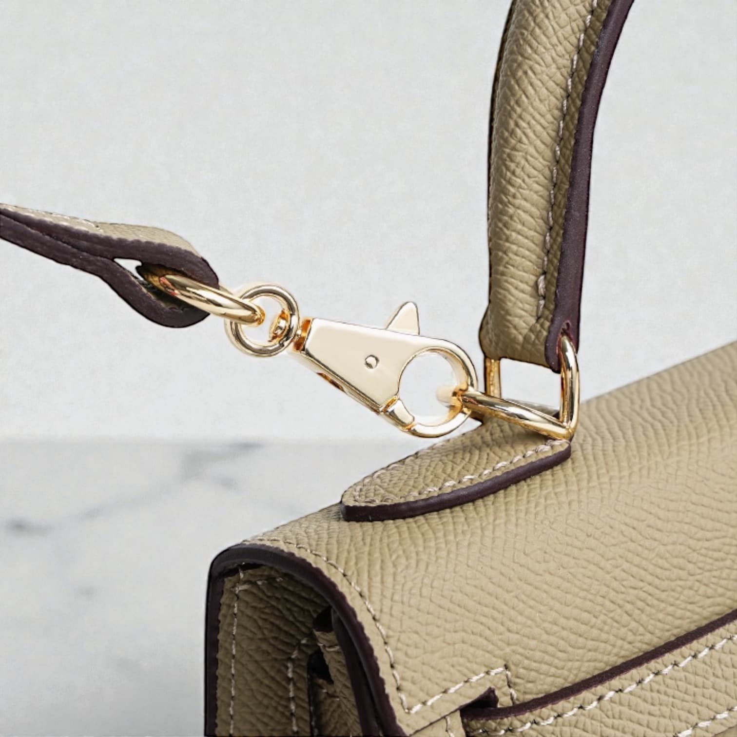 562本革FBフラップバッグ BEIGE｜軽量0.5kgの上品セレモニーバッグ　卒園式・卒業式・入園式・入学式にもぴったり　ルビリア