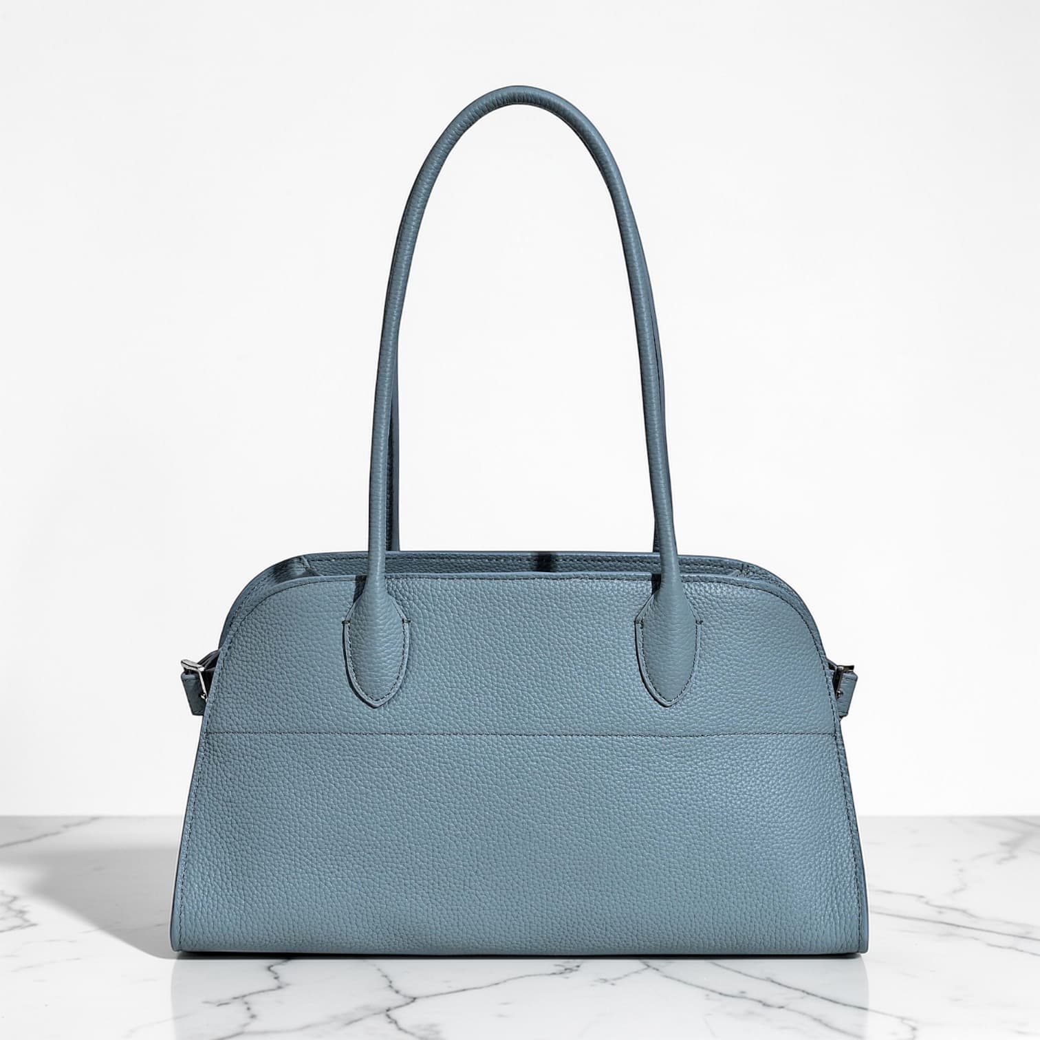 587 牛革E/Wロングハンドルバッグ