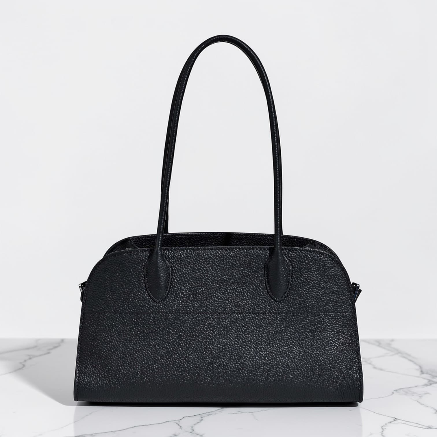 587 牛革E/Wロングハンドルバッグ