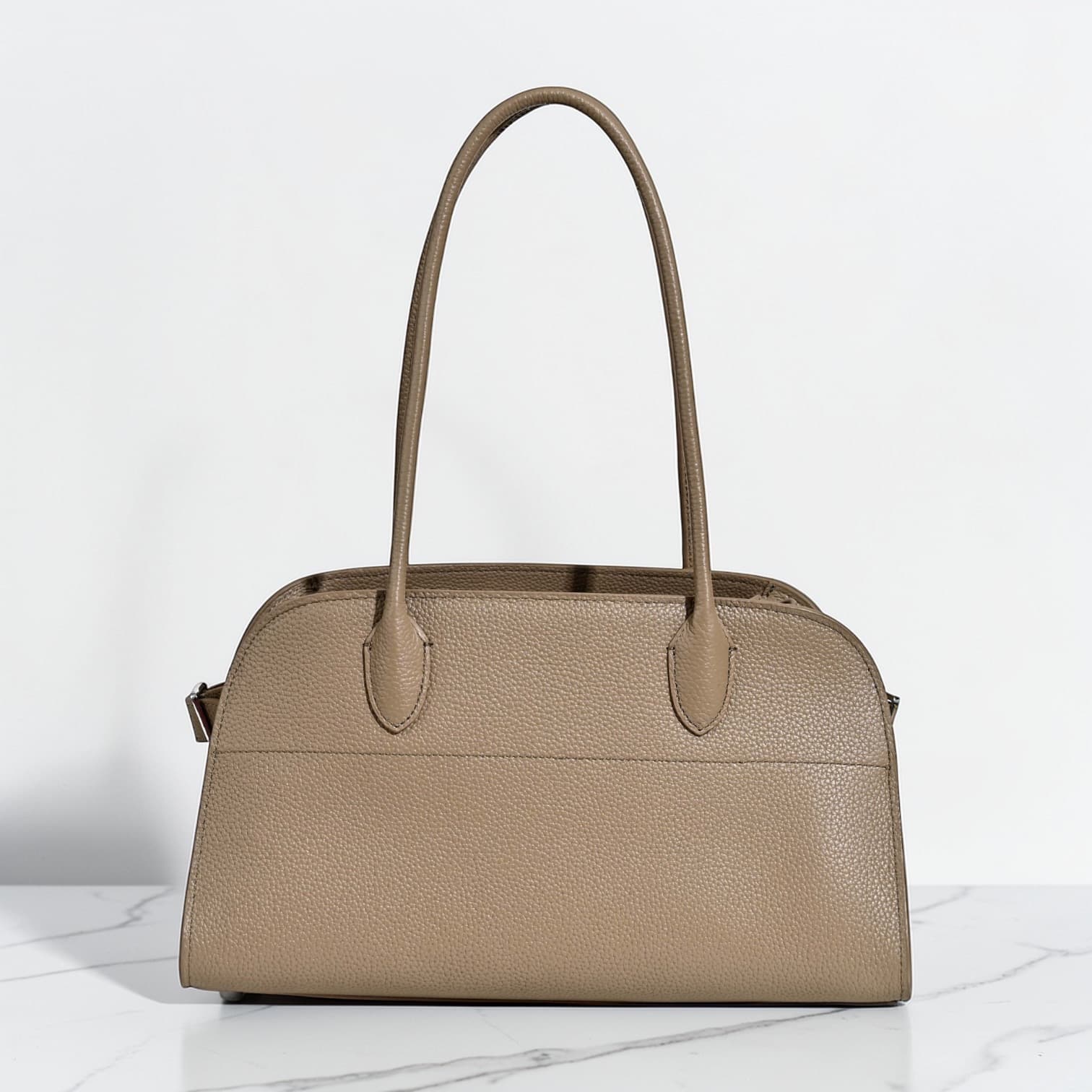 587 牛革E/Wロングハンドルバッグ