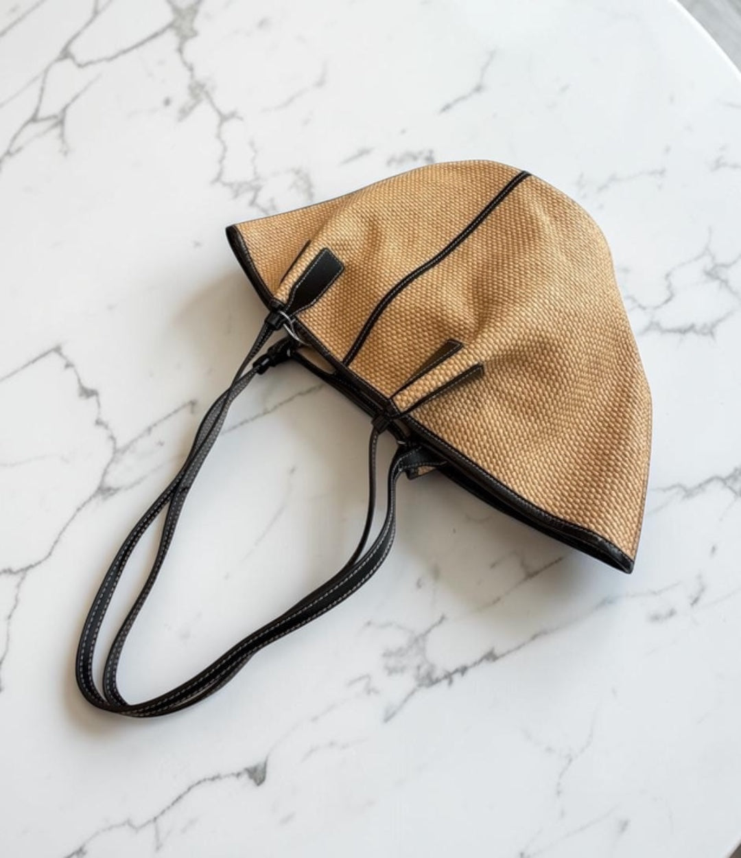 599牛革コンビラージカゴトート